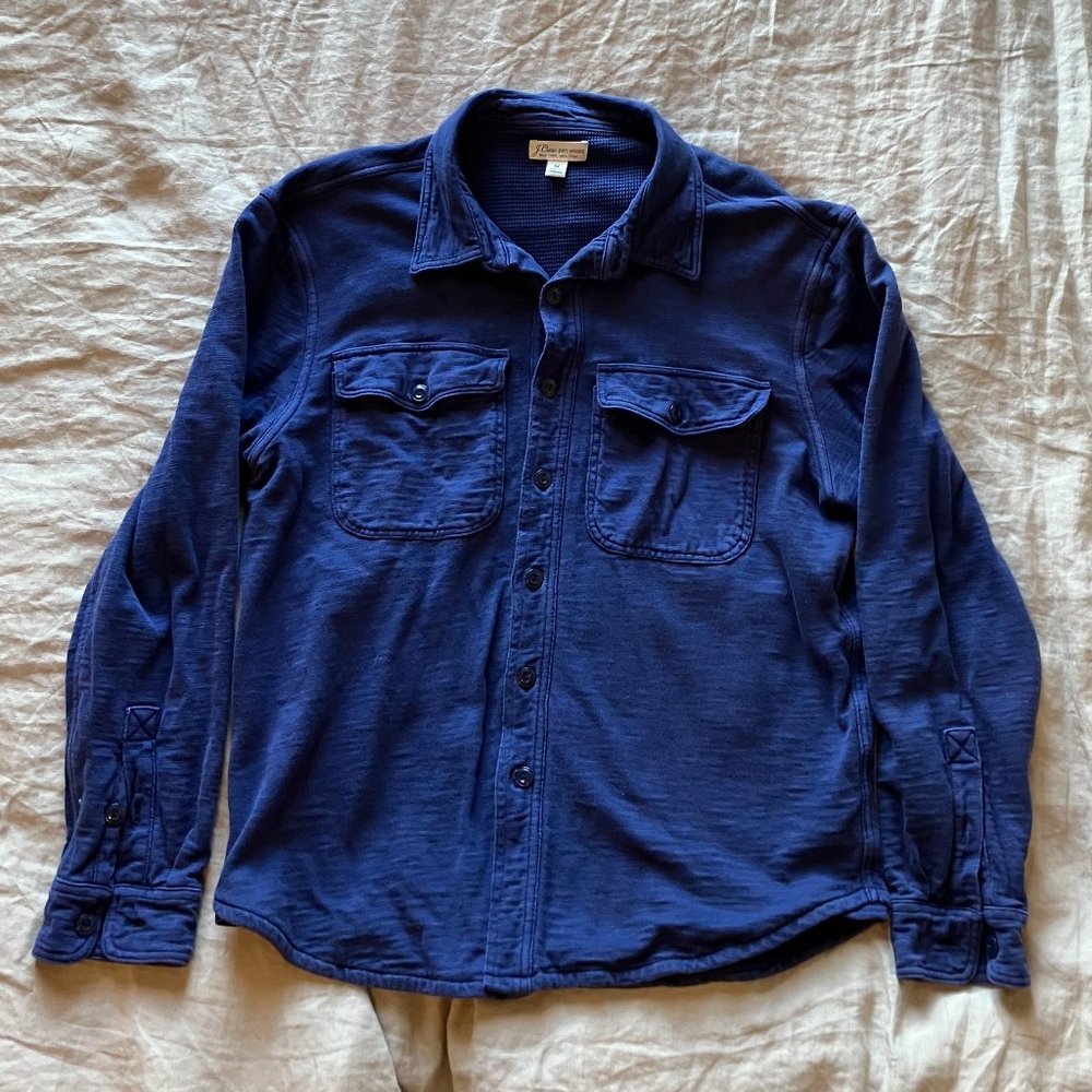 J Crew Harbor Shirt Waffle lined